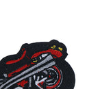 1X Cartoon Motorcycle Embroidered Iron On Patch Applique For Clothing Jacket FT