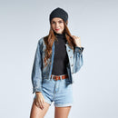 Bluetooth 5.0 Headset Knitting Cap Wireless Music Headphones Sports Hat Unisex
