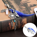 Dream Catcher Feather Keychain Tassel Pendant Keyring Key Chain for Gift
