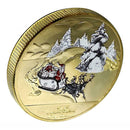 Christmas Memorial Coin Golden X4