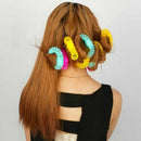 Fashion 8pcs Magic Hair Curler Spiral Curls Roller Donuts Curl Hair Styling I9S3