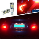 2pcs Canbus T15 SMD 3030 LED Car Bulbs for Brake Reverse Light Turn Signal A