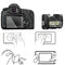 8H 0.55mm Tempered Glass Screen Protector DSLR Camera LCD Film for Nikon D750