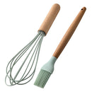 2pcs Oil Brush Egg Whisk Cooking