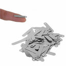 100pcs 2.5x0.5cm Nickel Solder Tabs For 18650 14500  Sub C Rechargeable Battery