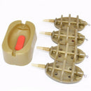 Hirisi 4pcs Carp Fishing Feeder Tool Carp Lead Sinker Carp Fishing Feeder 1 U6Y2