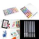 Portable Solid Water Color Paint Watercolor Pigment Set Artists Supply Tool