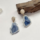 Fashion Women Acrylic Geometric Irregular Drop Dangle Stud Earrings Jewelry  Gw