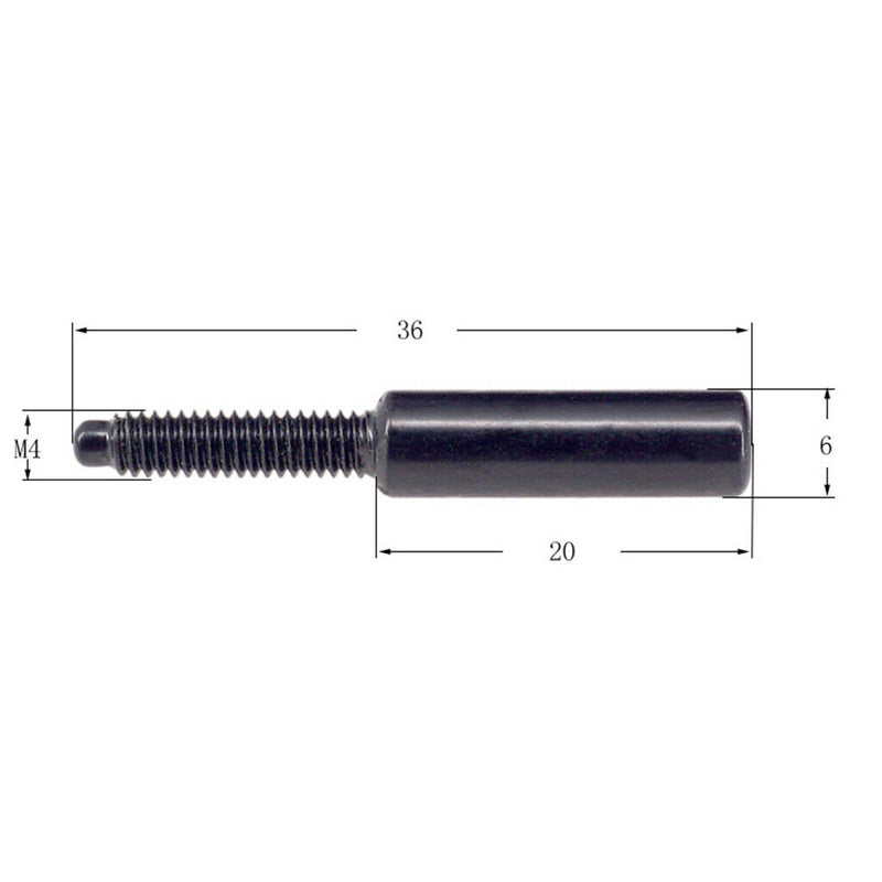 6 Hexagon Screws For Electric Guitar Tremolo Bridge (black)