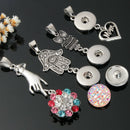 10Pcs/Lot Noosa Chunk Snaps Button Base Charms Pendants DIY Jewelry Making CraTE