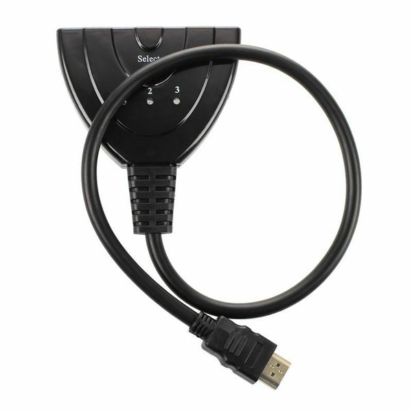 HDMI Switch with 3 Port Full HD, black V3X7