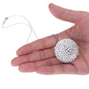 Car Pendant Bling Ball Hanging Ornament Rhinestone Interior Decor Crystal BalOZ
