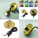 White Led Boat Plug Light Garboard Brass Drain 50 mm Marine Underwater Fish