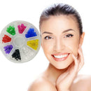 20pcs/color 160 Pcs Dental Silicone Instrument Code Rings 8 colors