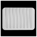 New Silicone Bathroom Flexible Soap Dish Storage Holder Soapbox Plate Tray  C9Z2