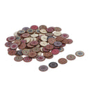 100pcs Mixed Random Gear Painting Round 2 Holes Wood Wooden Buttons for Sewing