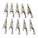 10x Clips For Test Leads, Battery Connectors Clamps Breeding Cage
