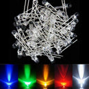 100PCS 3mm Slow RGB Rainbow MultiColor LED Light Lights Lamp Bulb New Free