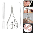 Ingrown toe nail corrector tool kit paronychia correction clipper pedicure set &