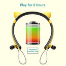 Waterproof  4.2 Earbuds Wireless Headset Yellow Bass Headset