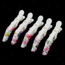 5x Plastic Hairdressing Salon Sectioning Barrette Crocodile Clip Hairpin