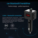 B6S Bluetooth FM Transmitter Handsfree Car Kit MP3 Player Dual USB Charger