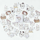 45x Cute Cat Stickers Diary Decorations Stationery DIY Scrapbooking Stickers