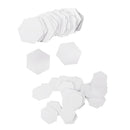 200Pcs Hexagon Blank Paper Quilting Template English Paper Patchwork Crafts
