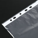 A4 clear plastic punched pockets / wallets / sleeves 200 Pcs R2V9