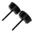 2x Black Hard Top Mounting Knob Screws fits for 2017-2018 Jeep Wrangler