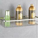 30Cm Wall Mounted Single Tier Bathroom Shelf Shampoo Shelves Basket Storage