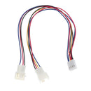 10Inch 2Way 3/4 Pin Y Splitter Adapter Cable for CPU PC Case PWM Fan