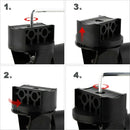 Automotive Utv Rear View Mirrors Shockproof Side Mirror Accessories 1.75 In