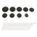 9Pack 9Size Snap-On Front Lens Cap Cover for Canon Nikon DSLR Camera Lenses