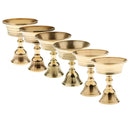 1Pc Copper Candle Ghee Lamp Holder Tibetan Oil Lamp Home Decor Caliber 55mm