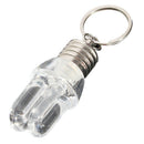 Change Color Portable U Shape LED Bulb Keychain Light Lamp Torch Keyring Ra