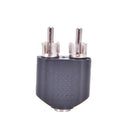 3.5mm  Female Jack To 2 Dual RCA Male Y Splitter Audio Adapter ConverterB Hn