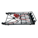 Roof Luggage Rack 4 Led Light Bar For 1/10 Rc Crawler For D90 For Axial For
