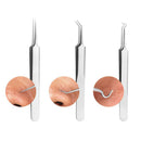 8Pcs Set Blackhead Extractor Tool Remover Pimple Blemish Comedone Kit Acne Clip