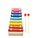 1-3 years old Baby Music Perception harp small Xylophone Eight Hand Knock toysOZ