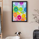 Colorful Oranges Rhinestone Full Round 5D DIY Diamond Painting Wall Picture