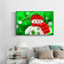Smile Snowman Full Round Drill Diamond Painting 5D DIY Embroidery Set Craft