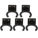 5xUniversal Wired Microphone Hanger Speaker Rack Plastic Black