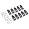 10Pcs 6.35mm/6.35 Stereo Audio Microphone Female Socket/Jack Audio Accessories