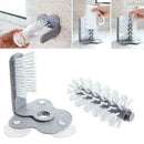 New Suction Wall Lazy Cup Brush Glass Cleaning Brush Kitchen Rotating T5B3 B9J4