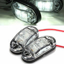 Oval Red 2 LED Trailer Truck lights Clearance Side Marker Light Car Styling New