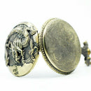Large bronze embossed Chinese style nostalgic retro big dragon pocket watch