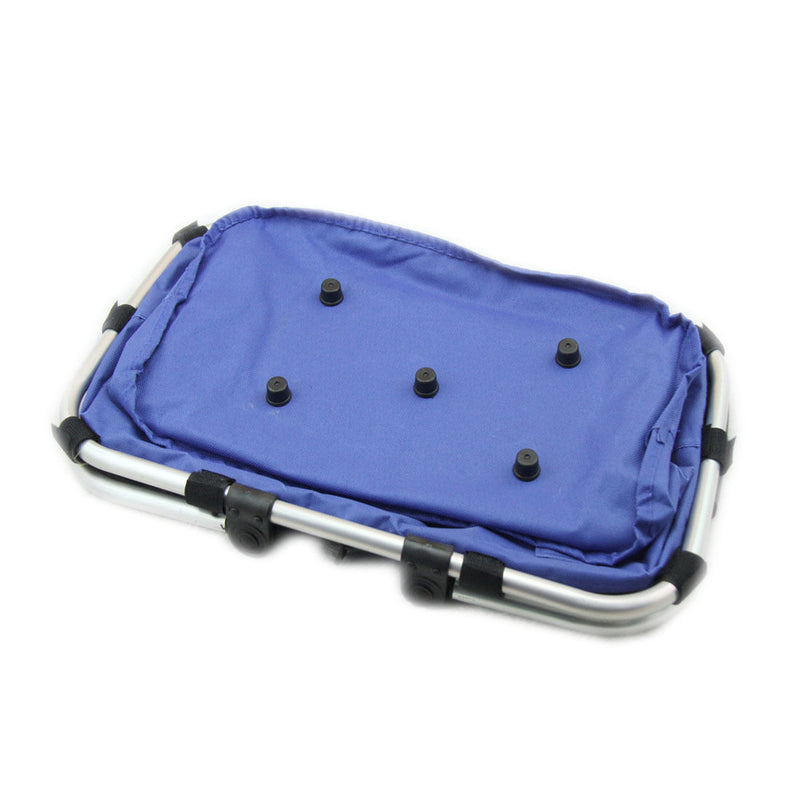 Folding Collapsible Reusable Portable Market Shopping Tote Picnic Basket Stock