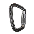 Self-locking Mountaineering Rock Tree Climbing Aluminum Carabiner 24KN