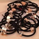 10Pcs Women Girls Hair Band Ties Ropes Ring Elastic Hairband Ponytail Holder Z
